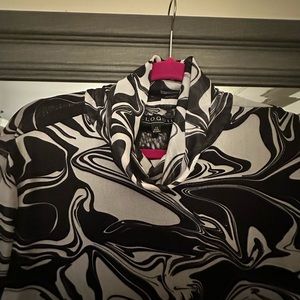 Eloquii Mesh Mock Turtleneck Dress Size 24